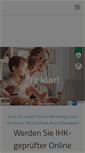 Mobile Screenshot of kurs-onlinemarketing.de