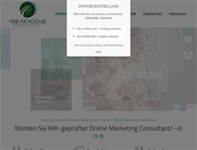 Tablet Screenshot of kurs-onlinemarketing.de